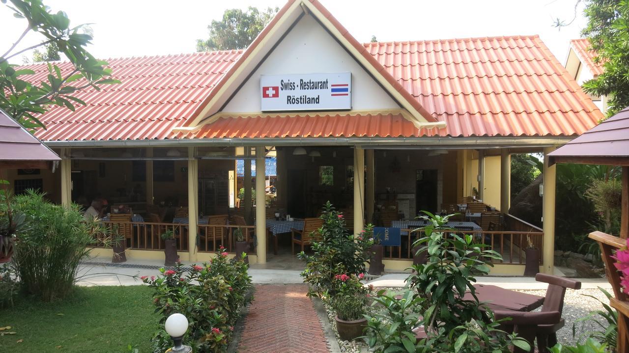 Flower Paradise Bungalows & Swiss Restaurant Roestiland Lamai Beach  Exteriör bild